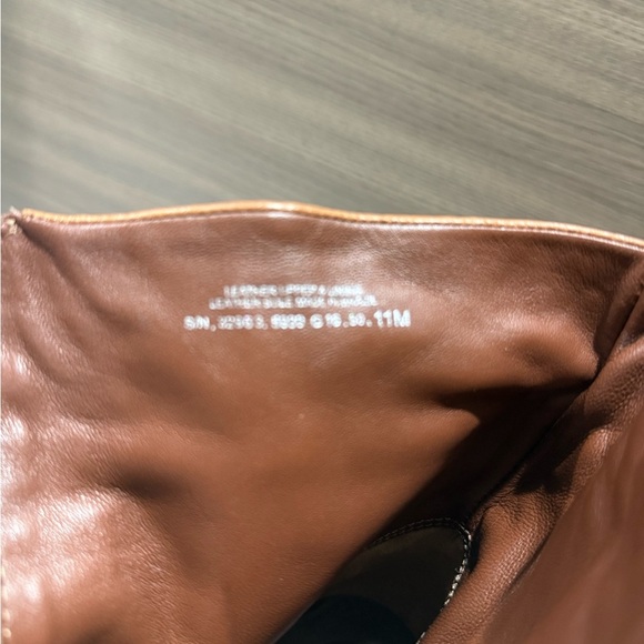 New Tory Burch Huxley Brown Leather Boots - Picture 6 of 7